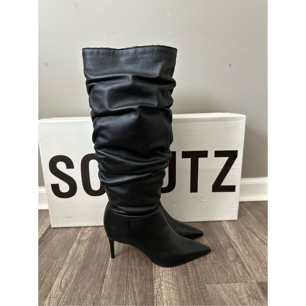 Schutz Ashlee Slouchy Leather High Boot Size 5.5 $198 - Picture 7 of 11